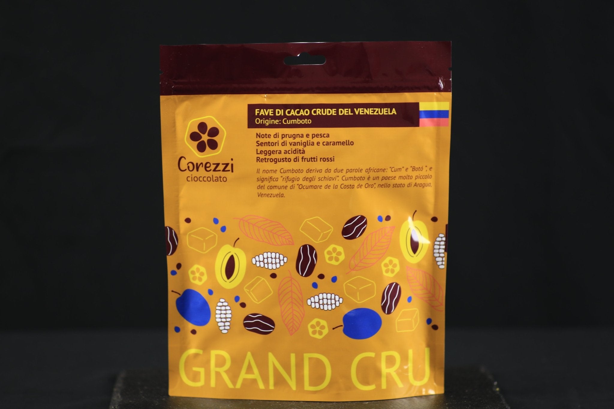 Fave di Cacao Crude Cumboto – Cacao Biologico Artigianale dal Venezuela | Grand Cru - Corezzi Cioccolato