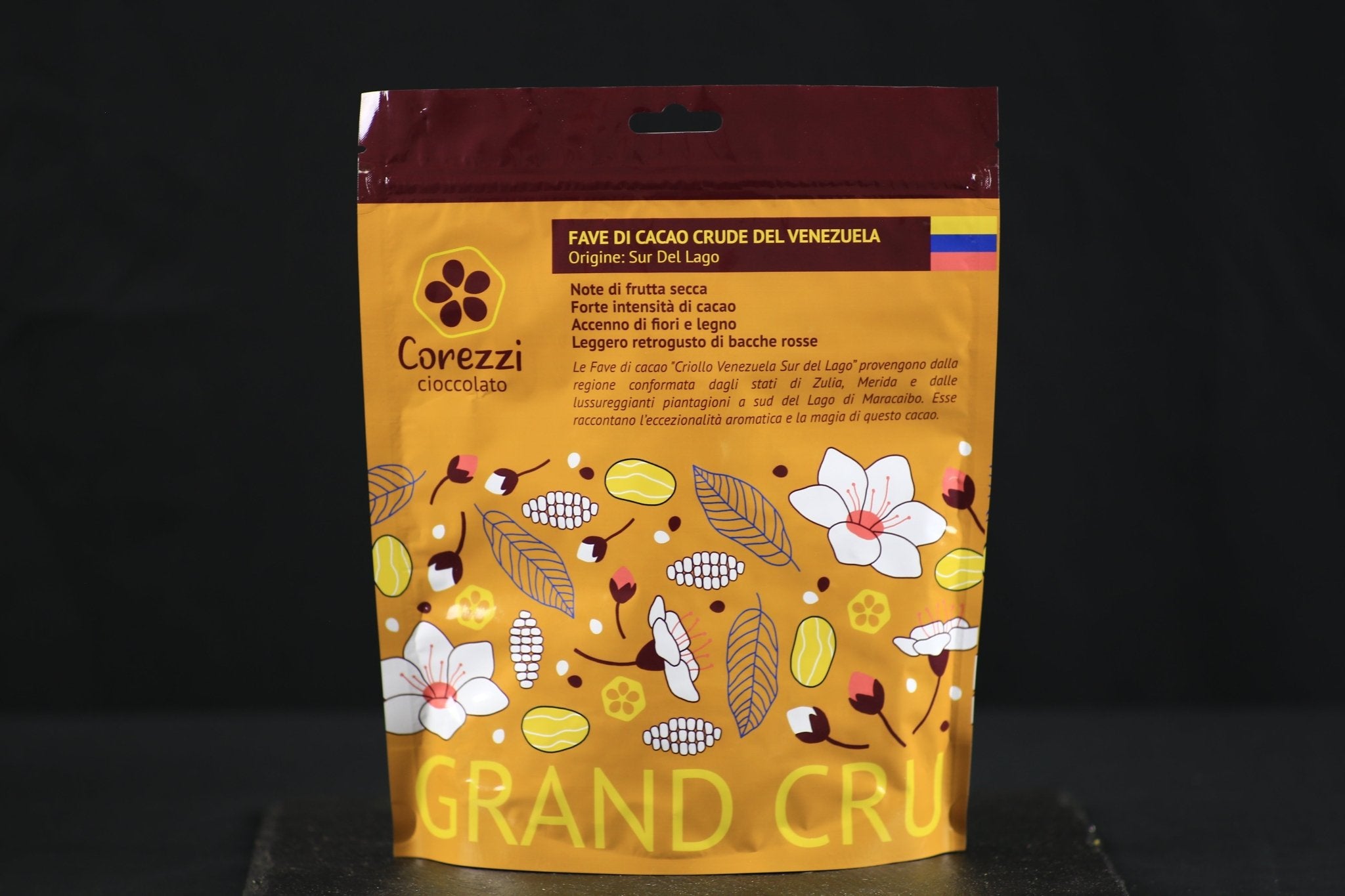 Fave di Cacao Crude Sur del Lago – Cacao Biologico Criollo dal Venezuela | Intenso e Aromatico - Corezzi Cioccolato