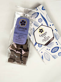 Cioccolato al Latte 42.6% Monorigine Venezuela & Madagascar - Cubotti 100g - Corezzi Cioccolato