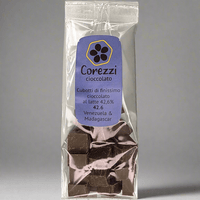 Cioccolato al Latte 42.6% Monorigine Venezuela & Madagascar - Cubotti 100g - Corezzi Cioccolato