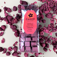 Cioccolato Bianco al Lampone 32% - Cubotti da 100g | Gusto Equilibrato e Delicato - Corezzi Cioccolato